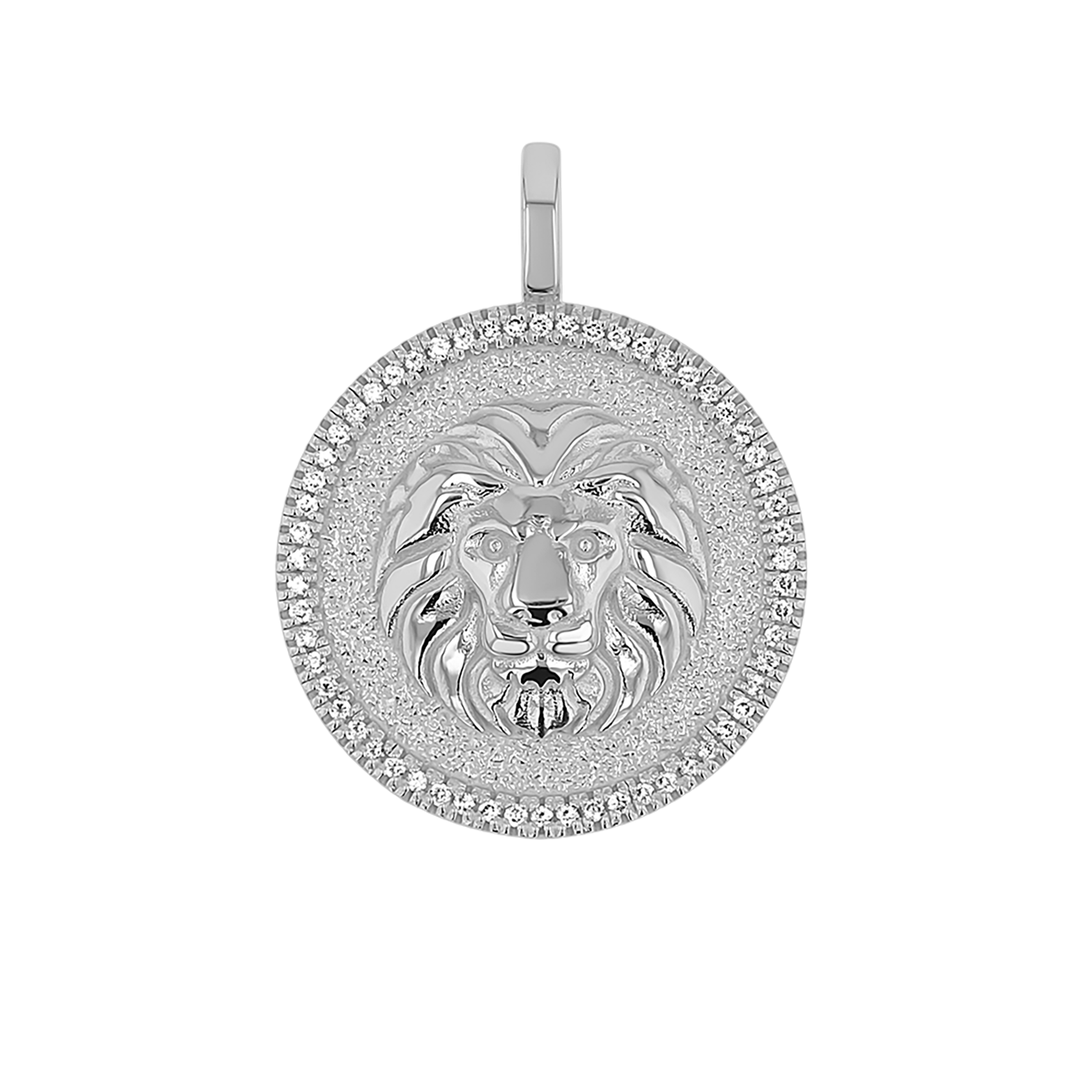 Diamond Zodiac Coin Medallion Charm