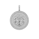 Diamond Zodiac Coin Medallion Charm