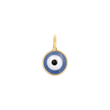 Round Enamel Evil Eye Charm