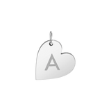 Initial Heart Charm