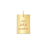 Custom Inspire Rectangle Charm