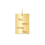 Custom Inspire Rectangle Charm