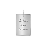 Custom Inspire Rectangle Charm