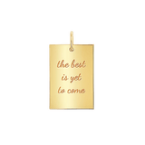 Custom Inspire Rectangle Charm