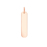 Oval Engravable ID Charm