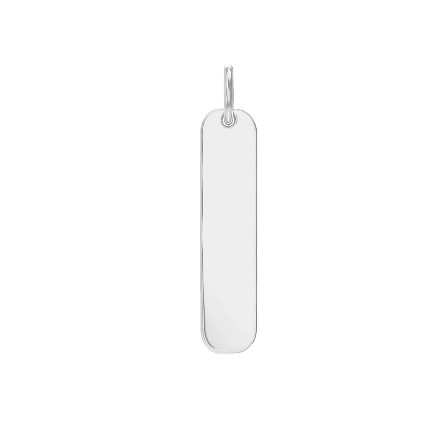 Oval Engravable ID Charm