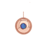 Beaded Opal Medallion Charm