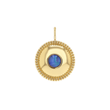 Beaded Opal Medallion Charm