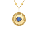 Beaded Opal Medallion Charm