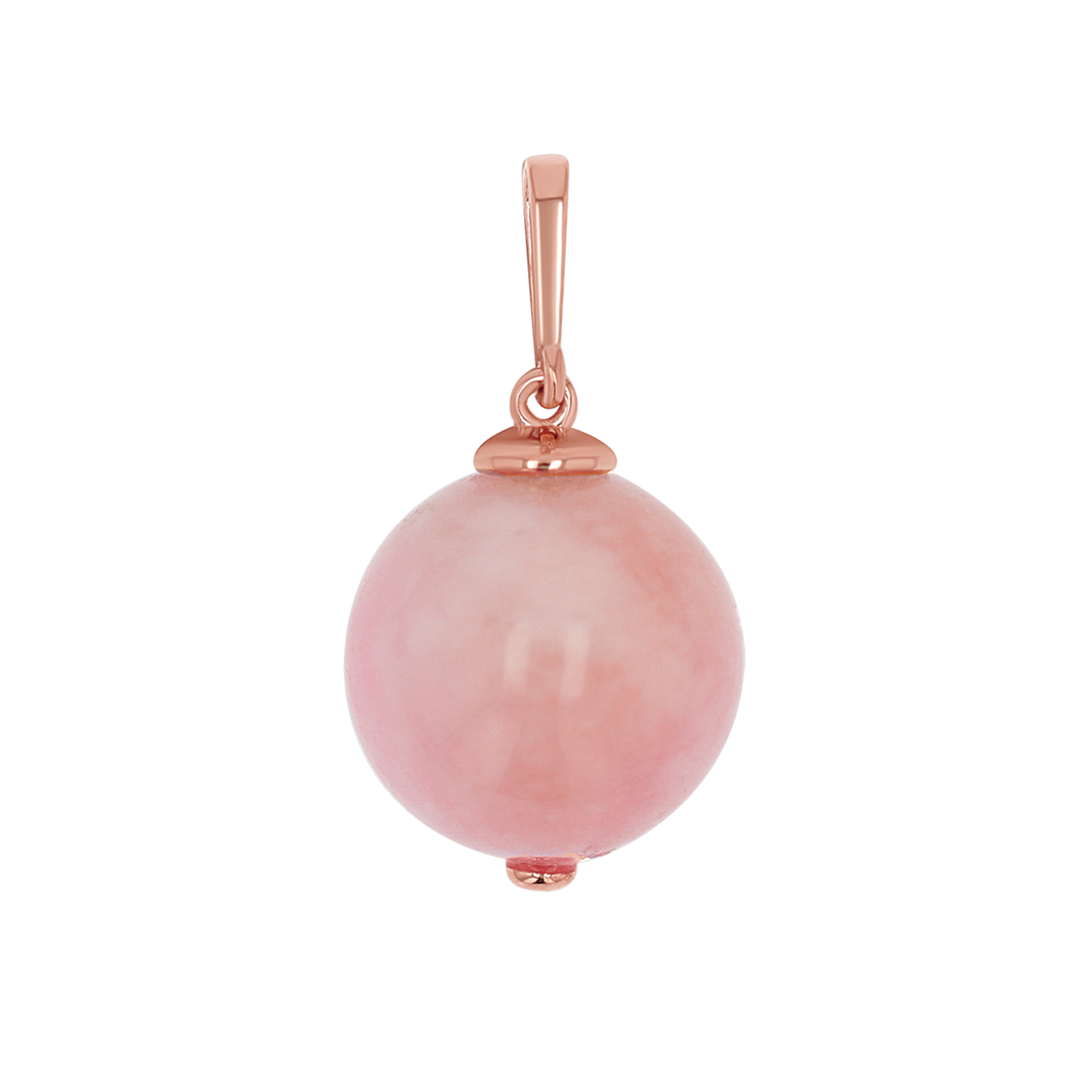Pink Jade Gumball Charm