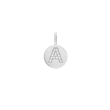 Diamond Initial Coin Charm