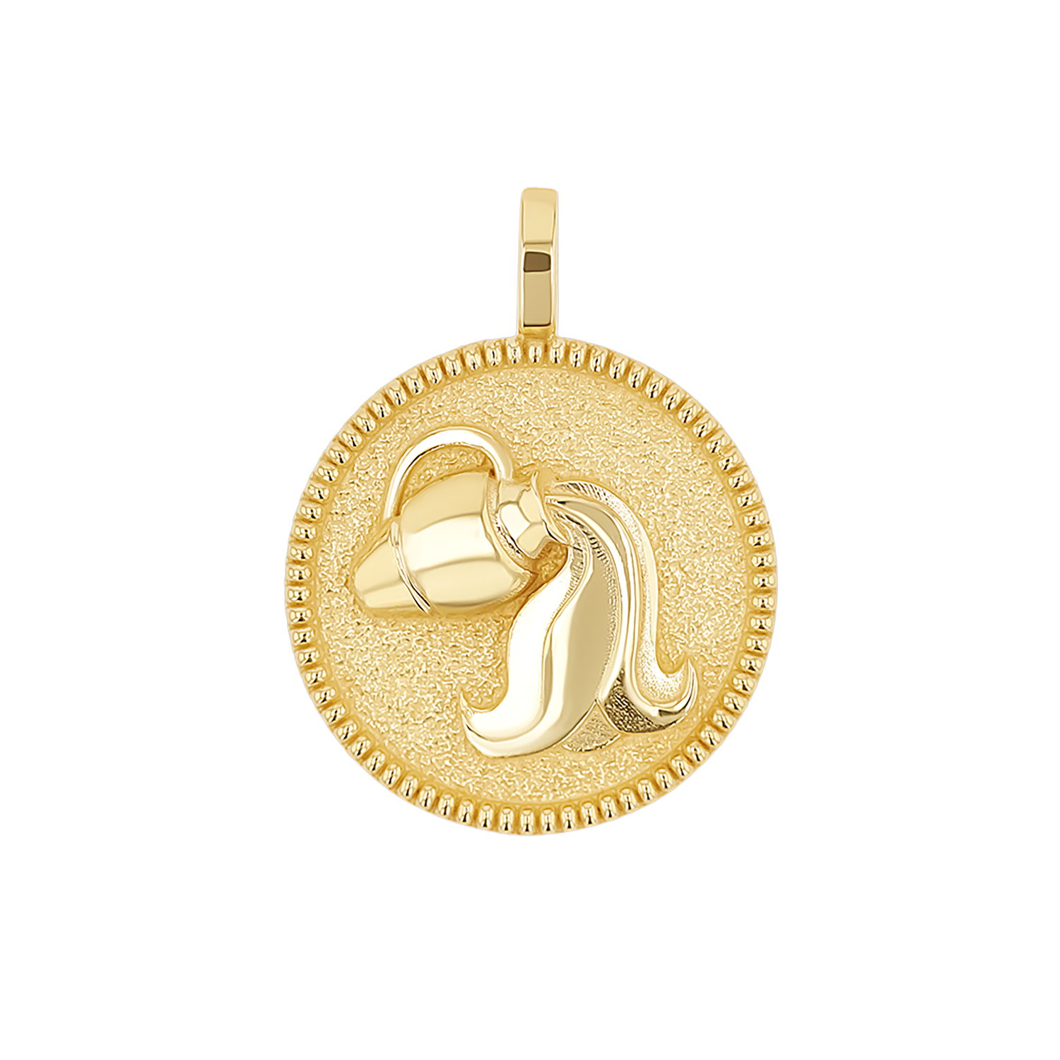 Zodiac Coin Medallion Charm