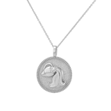 Zodiac Coin Medallion Necklace