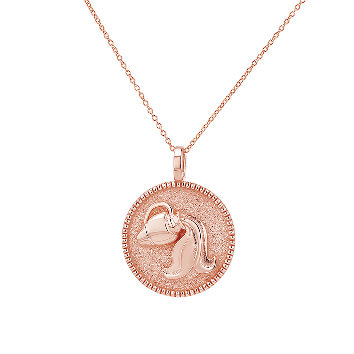 Zodiac Coin Medallion Necklace
