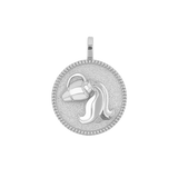 Zodiac Coin Medallion Charm