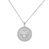 Zodiac Coin Medallion Necklace