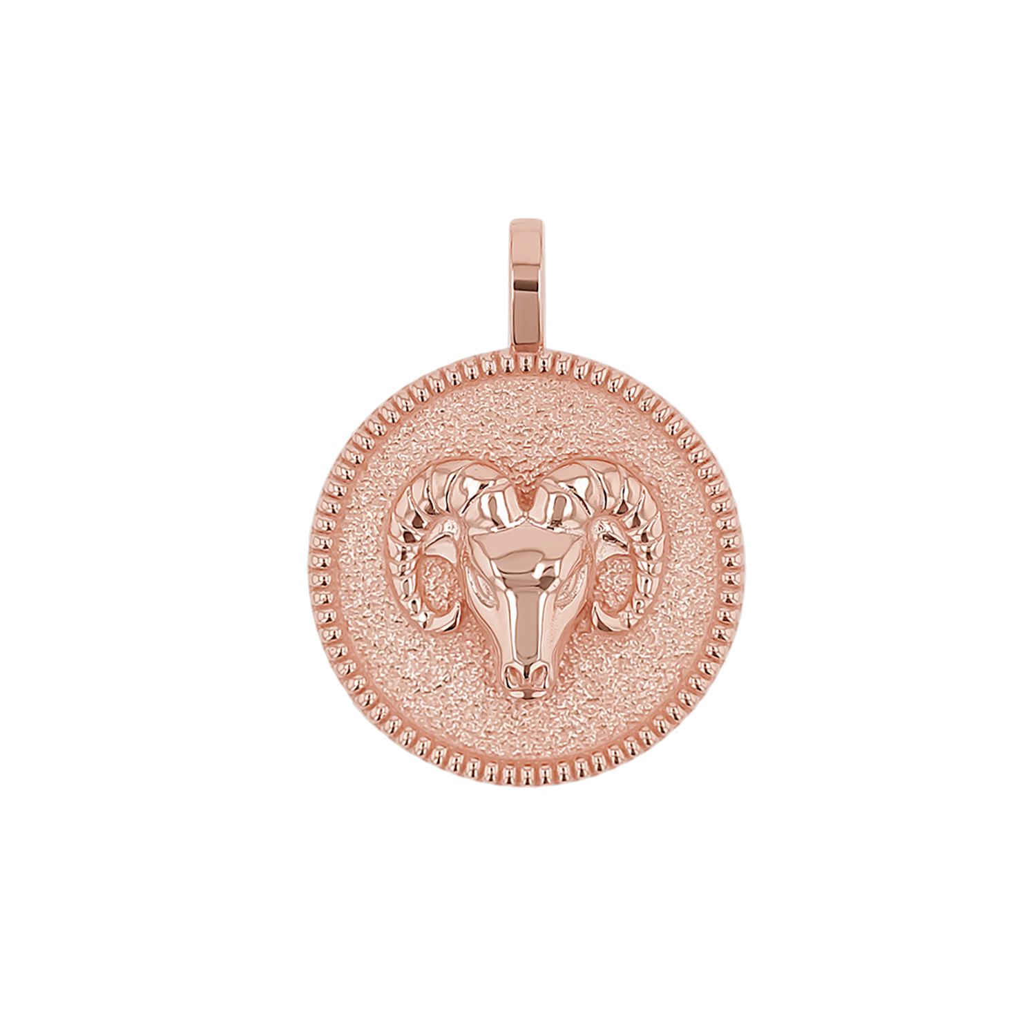 Zodiac Coin Medallion Charm