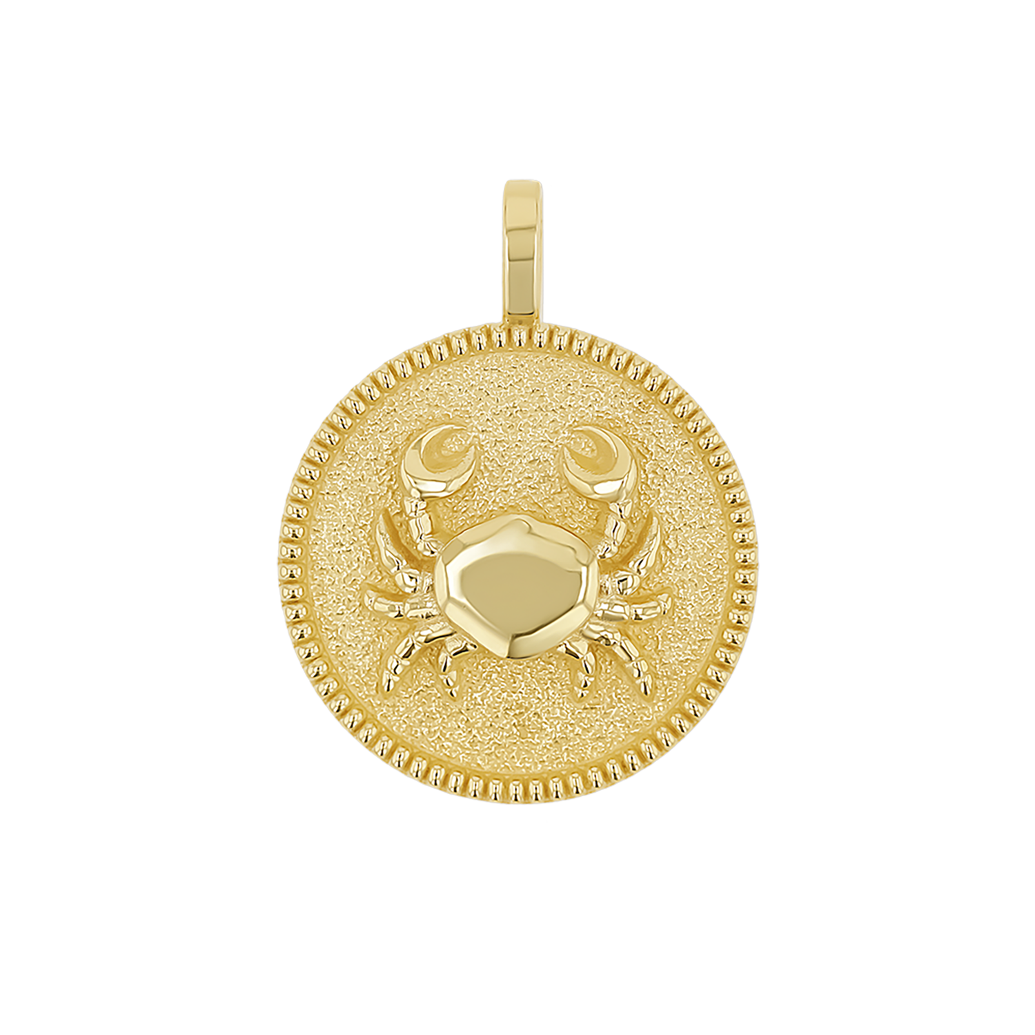 Zodiac Coin Medallion Charm