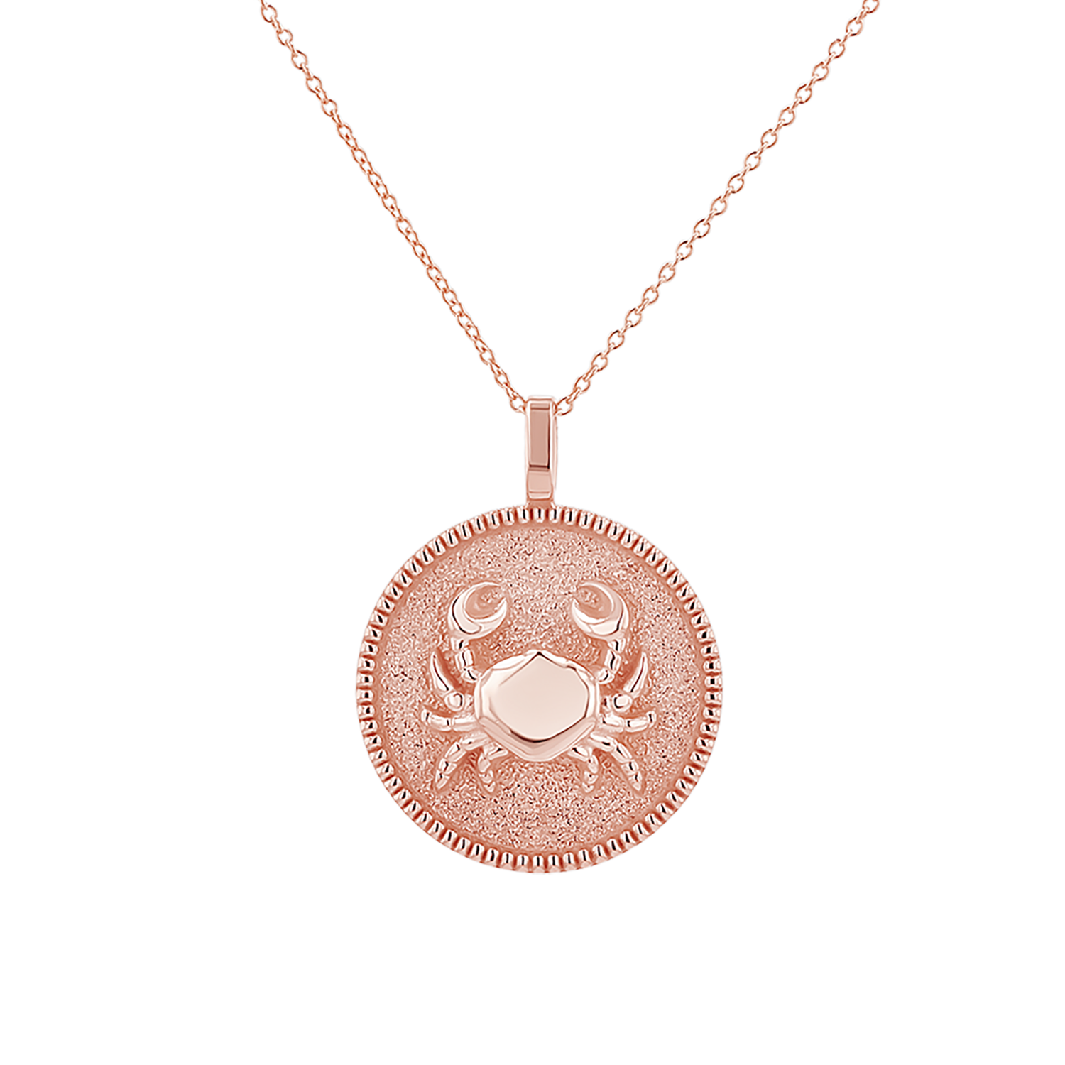 Zodiac Coin Medallion Necklace