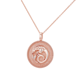 Zodiac Coin Medallion Necklace