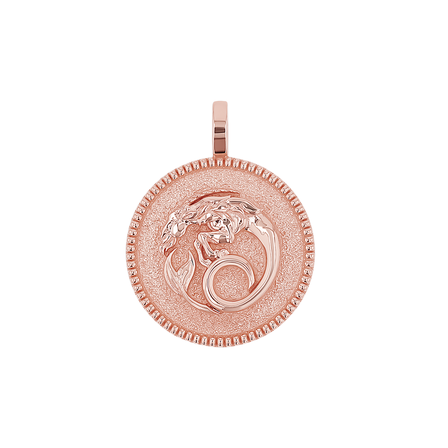 Zodiac Coin Medallion Charm