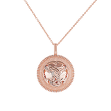 Zodiac Coin Medallion Necklace