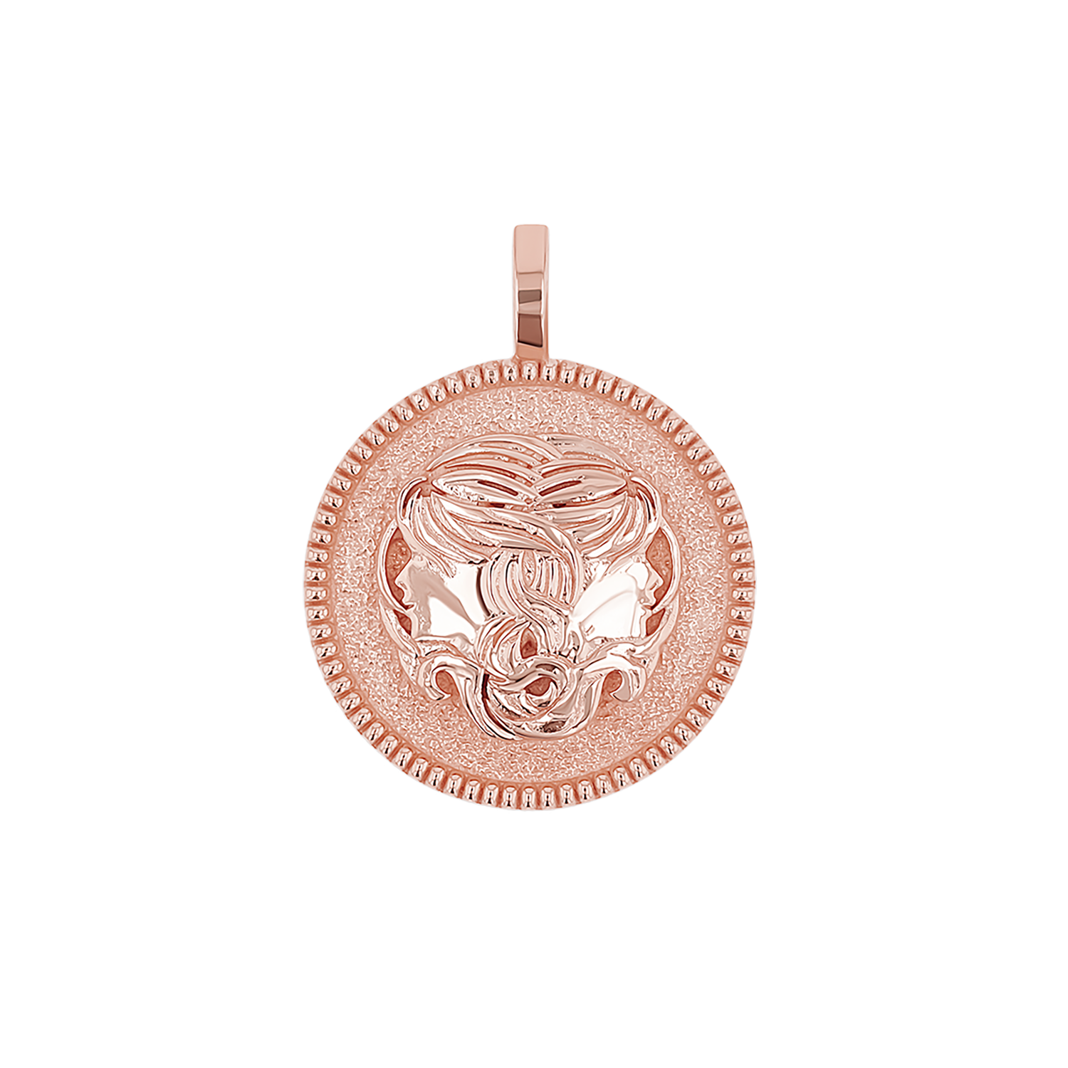 Zodiac Coin Medallion Charm