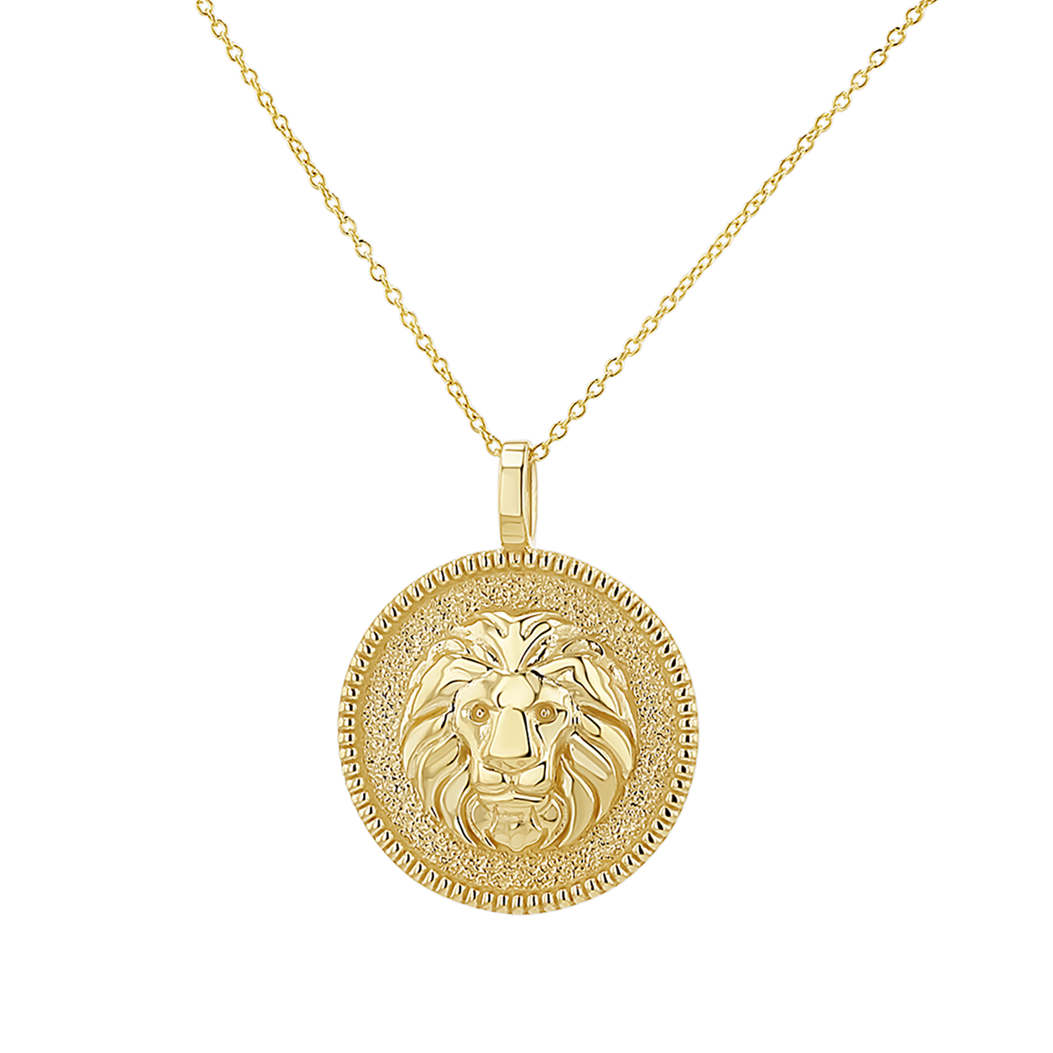 Zodiac Coin Medallion Necklace