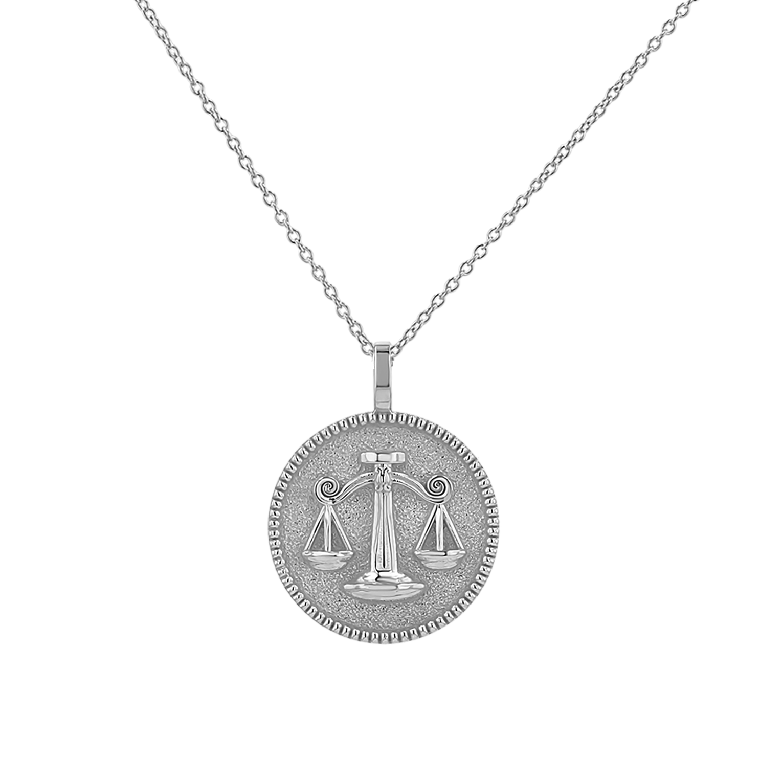 Zodiac Coin Medallion Necklace