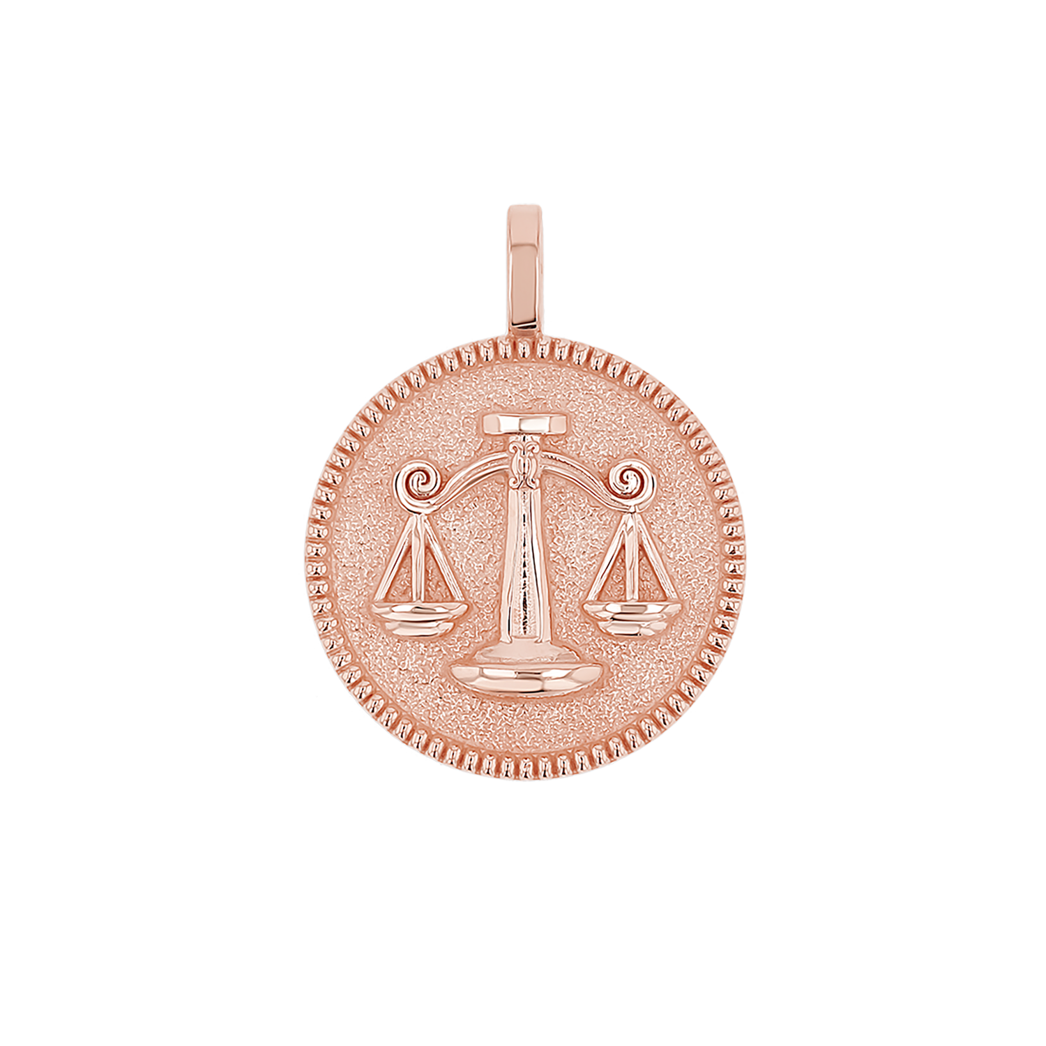 Zodiac Coin Medallion Charm