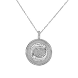 Zodiac Coin Medallion Necklace