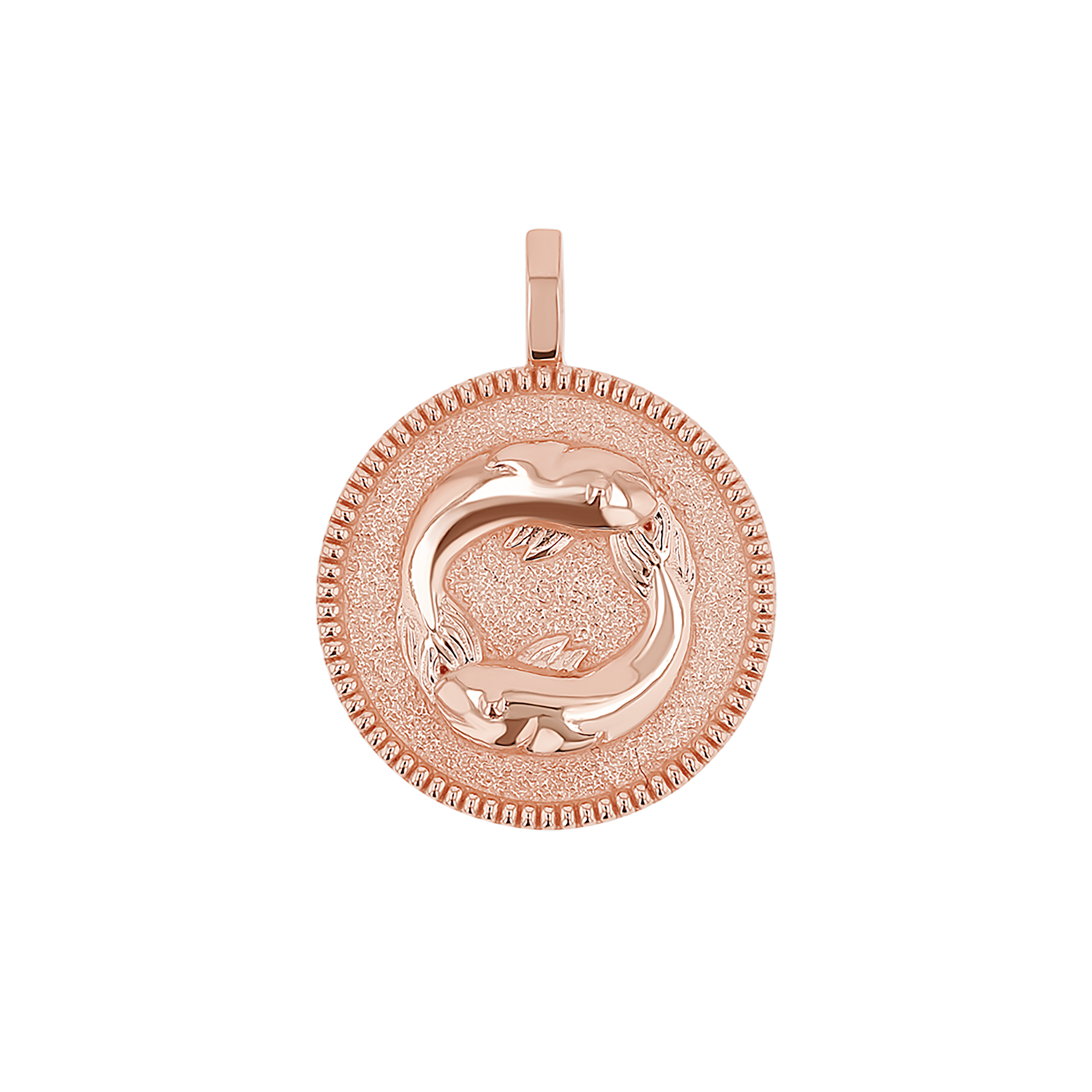 Zodiac Coin Medallion Charm