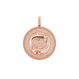 Zodiac Coin Medallion Charm