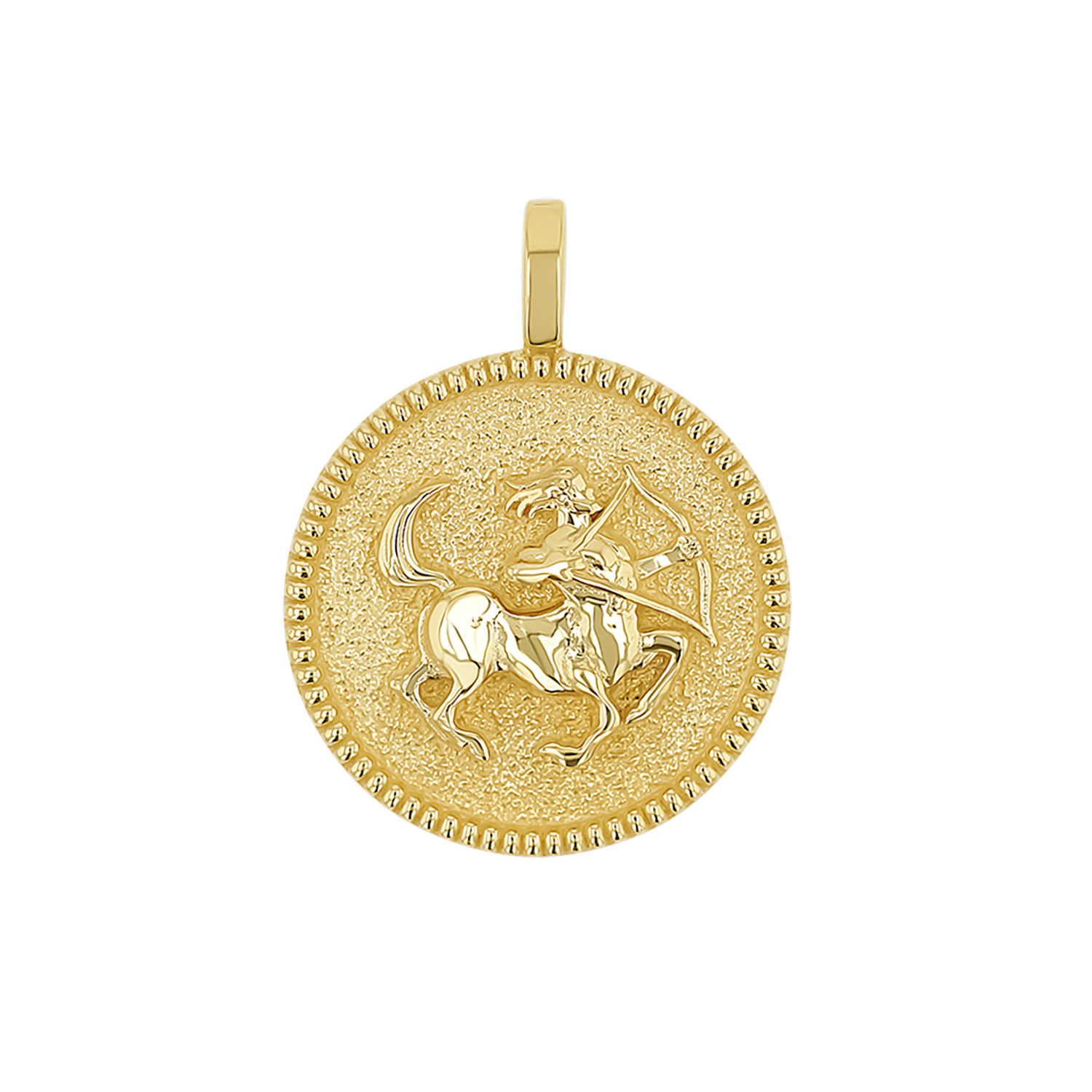 Zodiac Coin Medallion Charm
