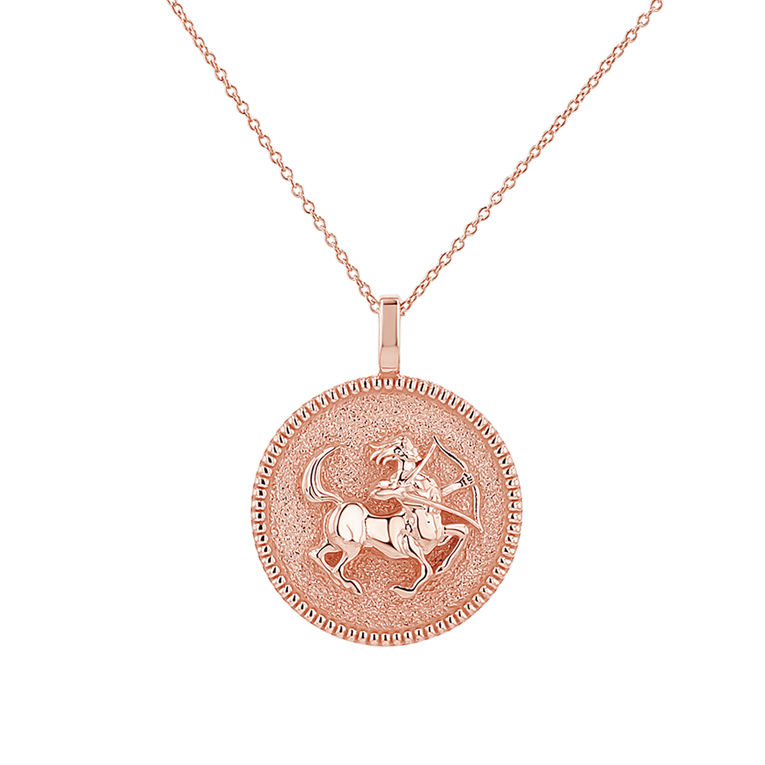 Zodiac Coin Medallion Necklace