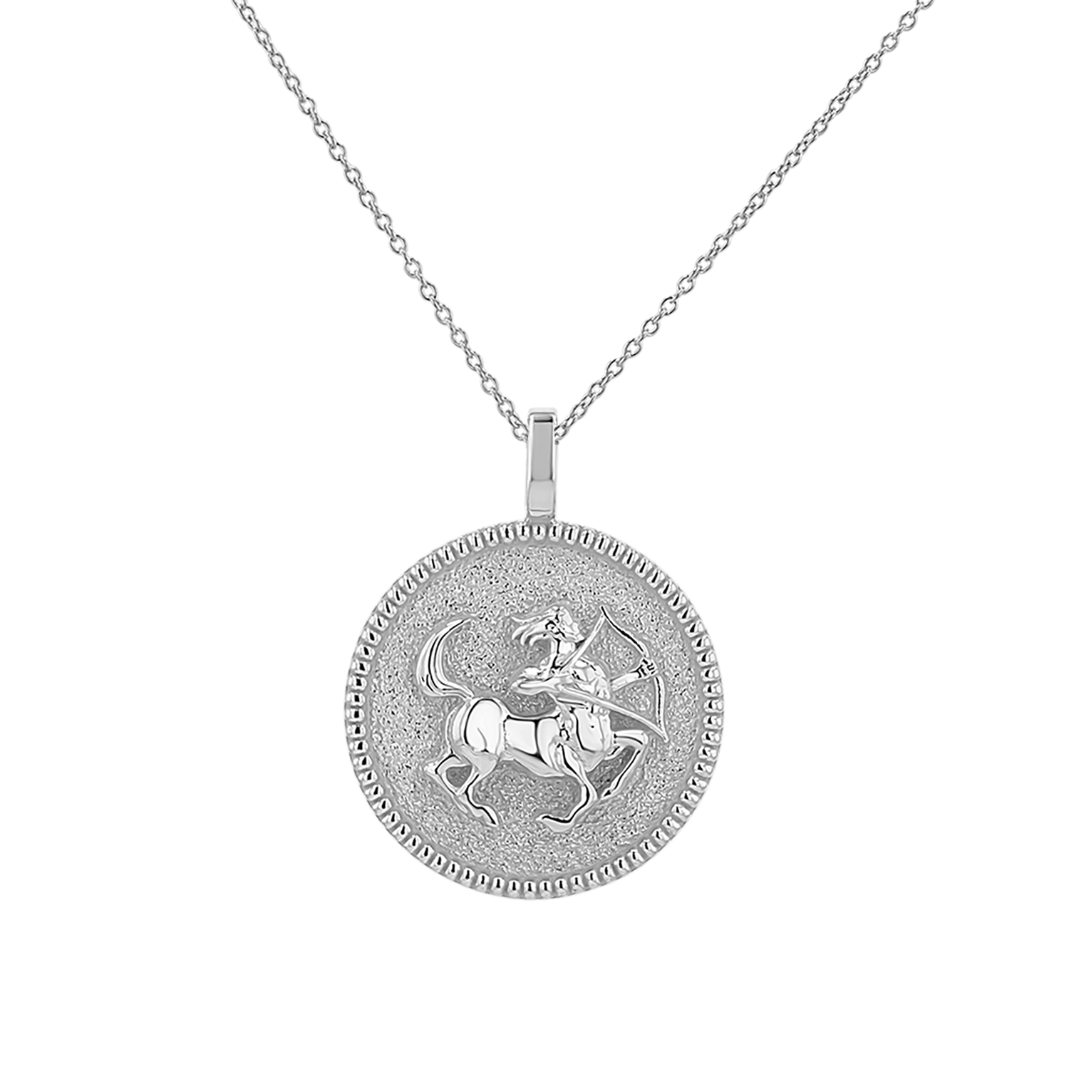 Zodiac Coin Medallion Necklace