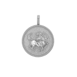 Zodiac Coin Medallion Charm