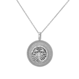Zodiac Coin Medallion Necklace