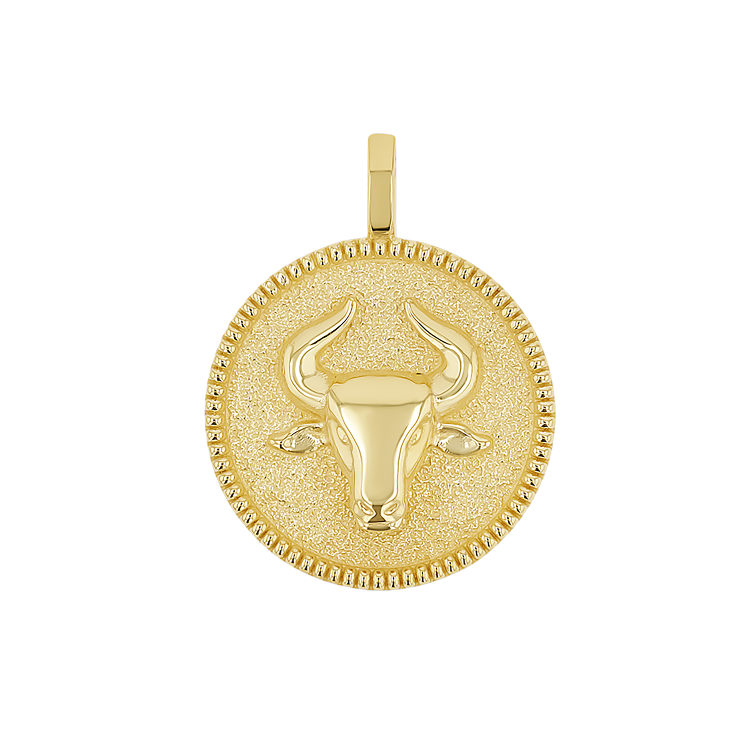 Zodiac Coin Medallion Charm