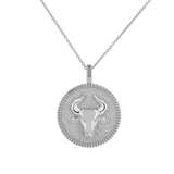 Zodiac Coin Medallion Necklace