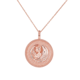 Zodiac Coin Medallion Necklace