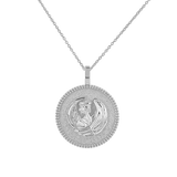 Zodiac Coin Medallion Necklace