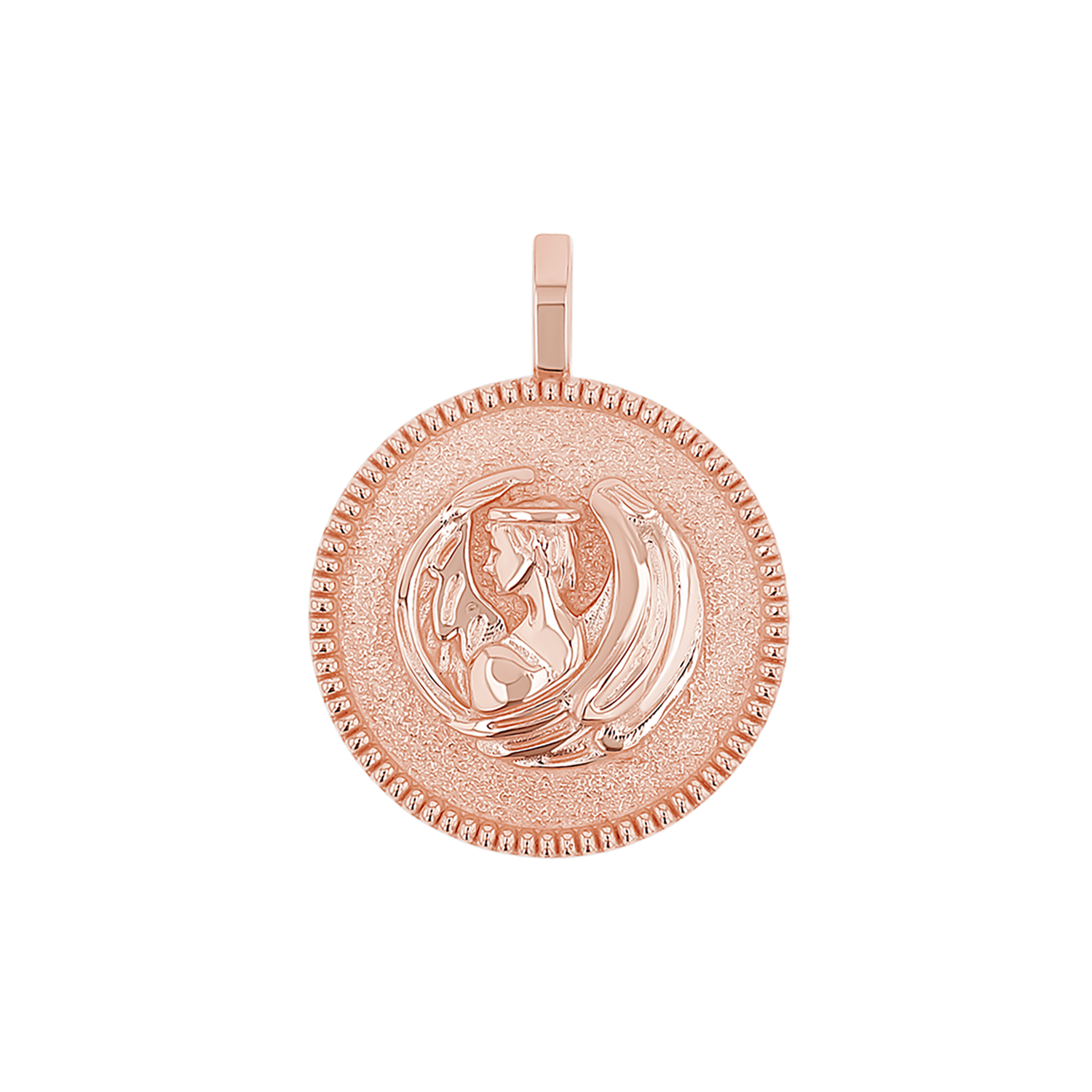 Zodiac Coin Medallion Charm