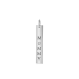 Diamond Mommy Vertical Tag Charm