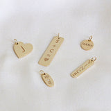 Oval Engravable ID Charm