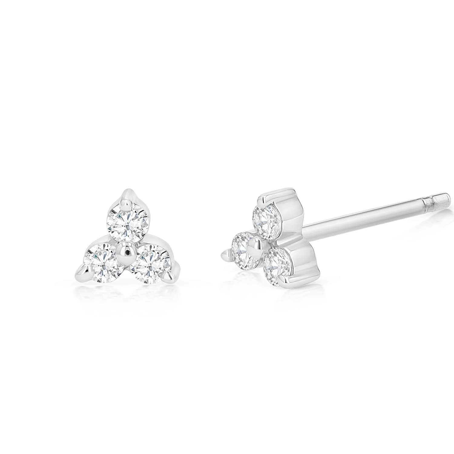 Trio Diamond Studs