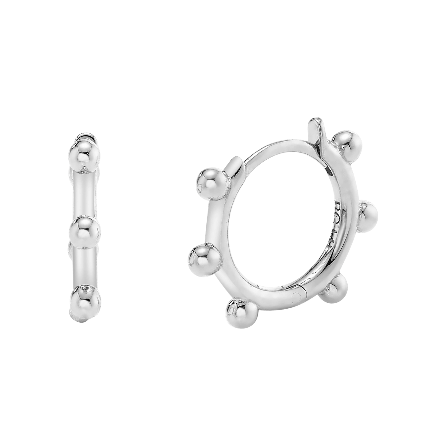 Ball Huggie Hoop Earrings