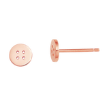 Button Stud Earrings