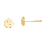 Button Stud Earrings