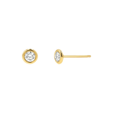 Kids Solitaire Bezel Studs